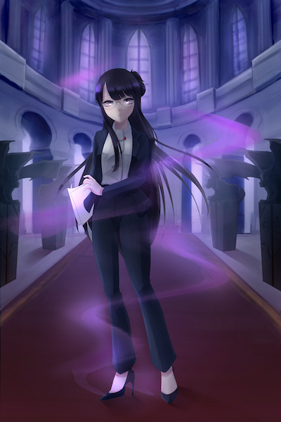 絵師：マロ 小説「ただ君だけを、守りたいと願う」広告イラスト　サラ